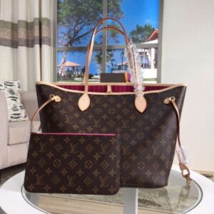 Replica Louis Vuitton Neverfull MM Bag Monogram Canvas M41178 BLV474 2