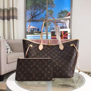 Replica Louis Vuitton Neverfull MM Bag Monogram Canvas M50366 BLV326 2