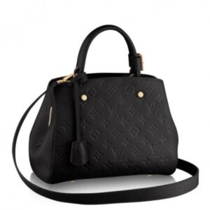 Replica Louis Vuitton Montaigne BB Bag Monogram Empreinte M41053 BLV547