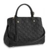 Replica Louis Vuitton Montaigne MM Bag Monogram Empreinte M42746 BLV556 2