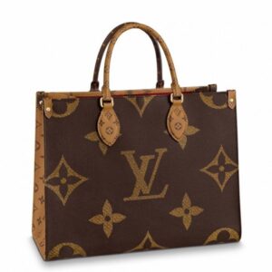 Replica Louis Vuitton Onthego MM Bag Giant Monogram Reverse M45321 BLV340