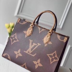 Replica Louis Vuitton Onthego MM Bag Giant Monogram Reverse M45321 BLV340 2