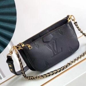 Replica Louis Vuitton Multi Pochette Accessoires Monogram Empreinte M80399 BLV510 2