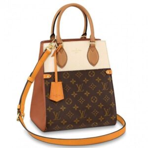 Replica Louis Vuitton Fold Tote MM Monogram Calfskin M45376 BLV695