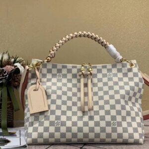 Replica Louis Vuitton Beaubourg Hobo MM Bag Damier Azur N40343 BLV040 2