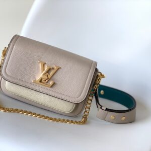 Replica Louis Vuitton LOCKME TENDER LV Bag Greige M58554 2