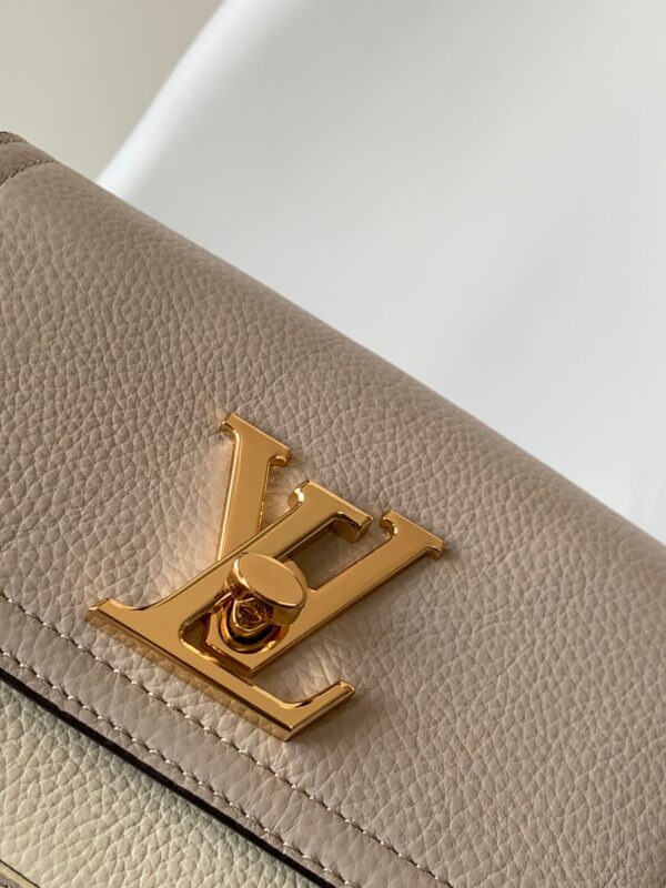 Replica Louis Vuitton LOCKME TENDER LV Bag Greige M58554 7