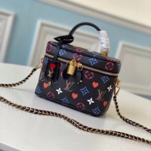 Replica Louis Vuitton Game On Vanity PM Black Bag M57482 BLV338 2