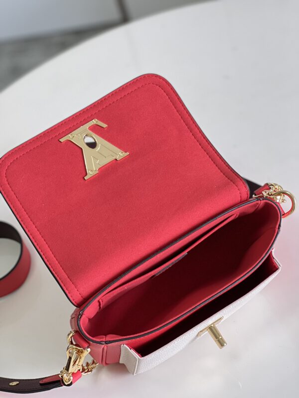 Replica Louis Vuitton LOCKME TENDER LV Bag Rose Pondichéry Pink M20614 11