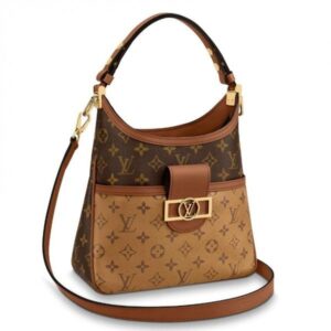 Replica Louis Vuitton Hobo Dauphine PM Monogram Reverse M45194 BLV366