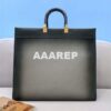 Replica Fendi 8BH374 FENDI PEEKABOO X-TOTE Apricot Canvas Bag 2