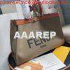 Replica Fendi 8BH374 FENDI PEEKABOO X-TOTE Natural Raffia Bag 2