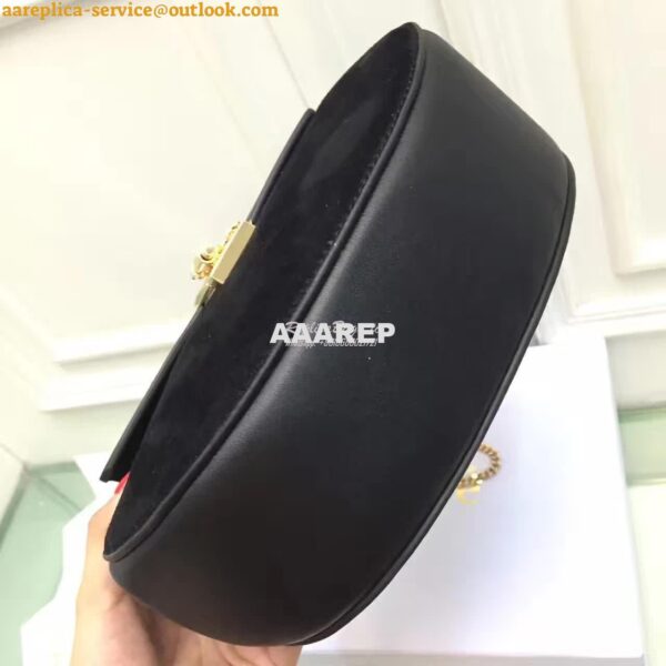 Replica Chloe Drew Shoulder bag Smooth and Suede Calfskin Black 10