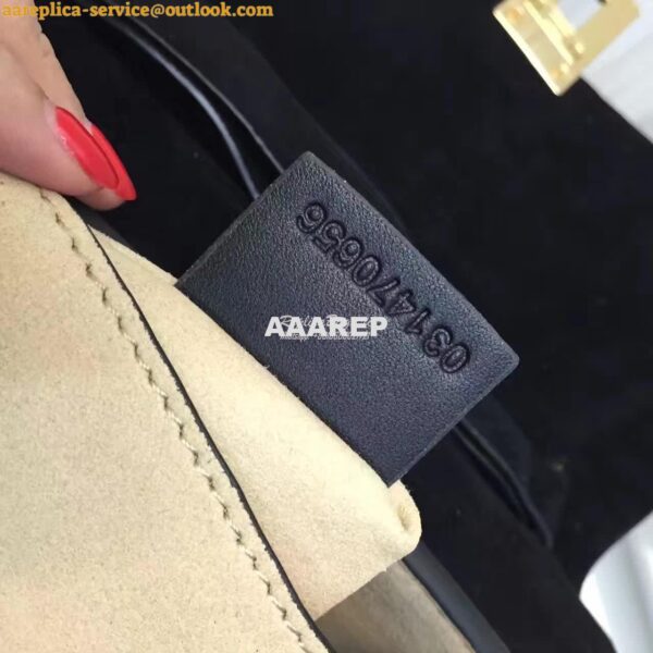 Replica Chloe Drew Shoulder bag Smooth and Suede Calfskin Black 11