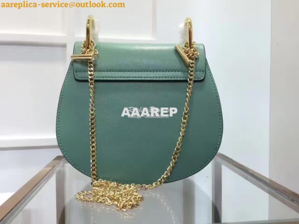 Replica Chloe Drew Shoulder bag Smooth and Suede Calfskin Mint Green 8
