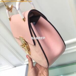 Replica Chloe Drew Shoulder bag Smooth and Suede Calfskin Pink 2