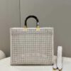 Replica FENDI 8BH378 Medium ROMA Tote Undyed canvas Tote bag