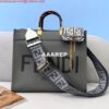 Replica Fendi 8BH386 Sunshine Medium Bag 8266S Green leather shopper 2