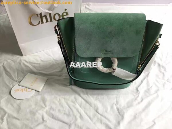 Replica Chloe Faye Backpack Mint 4