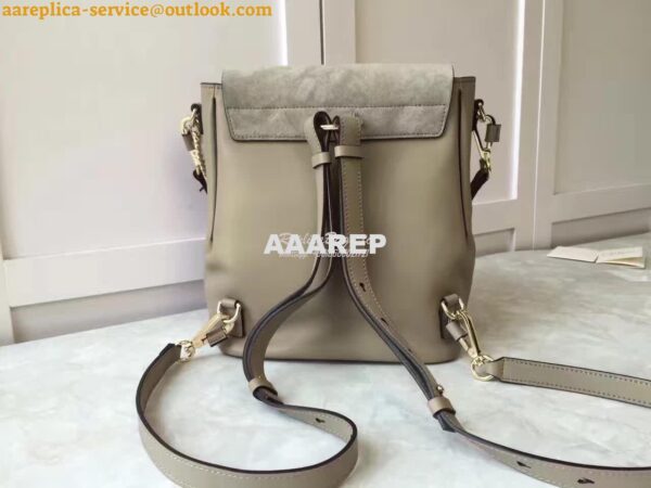 Replica Chloe Faye Backpack Grey 10