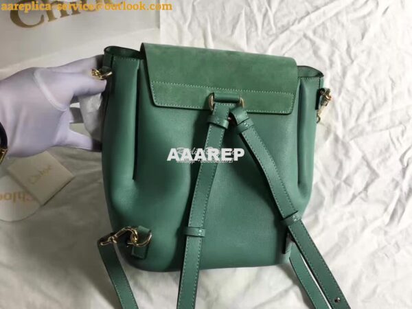 Replica Chloe Faye Backpack Mint 9