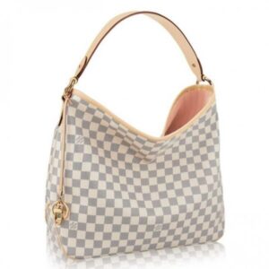 Replica Louis Vuitton Delightful MM Bag Damier Azur N41607 BLV066