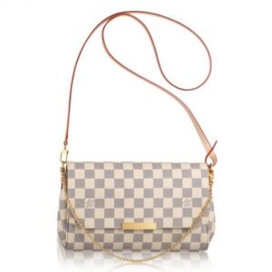 Replica Louis Vuitton Favorite MM Bag Damier Azur N41275 BLV058