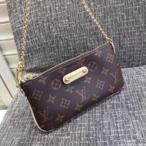 Replica Louis Vuitton Milla Clutch MM Bag Monogram Canvas M60094 BLV419 2