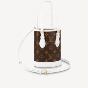 Replica Louis Vuitton NANO BUCKET Bag Monogram Coated Canvas M81489