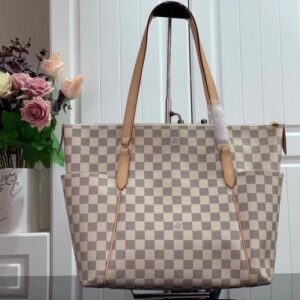 Replica Louis Vuitton Totally MM Bag Damier Azur N41279 BLV045 2