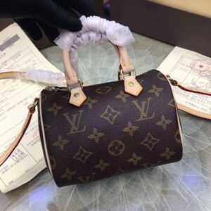 Replica Louis Vuitton Nano Speedy Bag Monogram Canvas M61252 BLV418 2