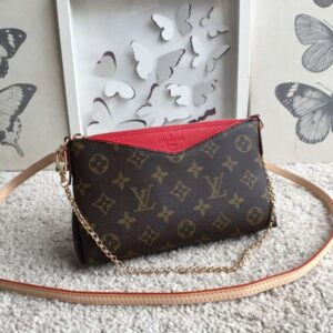 Replica Louis Vuitton Pallas Clutch Monogram Canvas M41638 BLV451 2