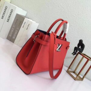 Replica Louis Vuitton Red Twist Tote Epi Leather M54811 BLV223 2