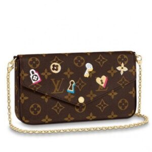 Replica Louis Vuitton Pochette Felicie Monogram Flowers M63999 BLV325