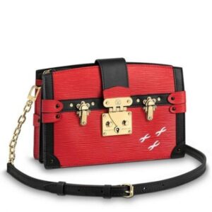 Replica Louis Vuitton Rouge Trunk Clutch Epi Leather M51697 BLV194