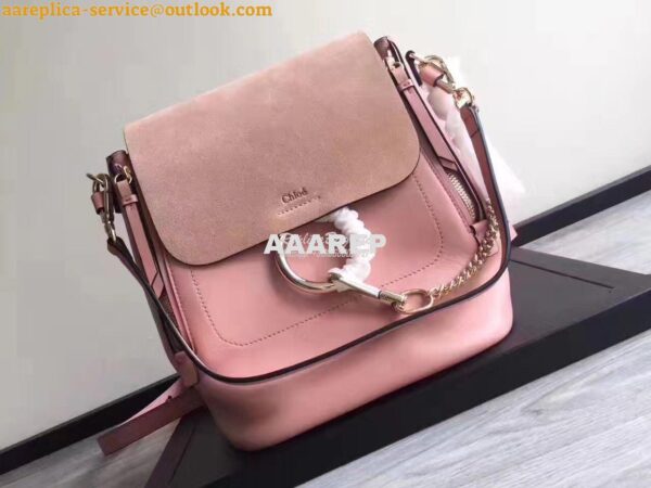 Replica Chloe Faye Backpack Pink 5