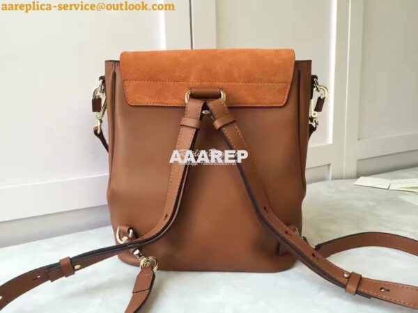 Replica Chloe Faye Backpack Tan 3