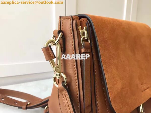 Replica Chloe Faye Backpack Tan 4