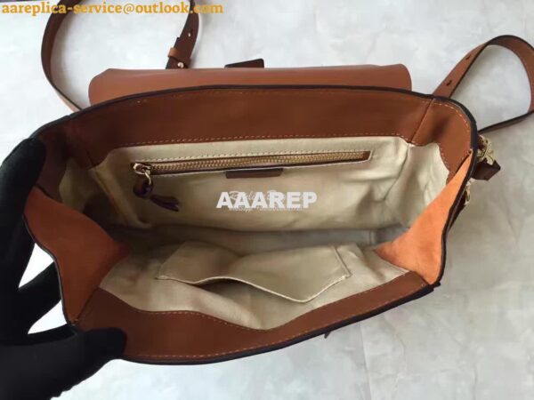 Replica Chloe Faye Backpack Tan 8