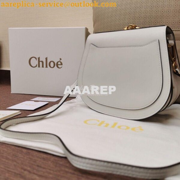 Replica Chloe Nile Bracelet Bag White 5