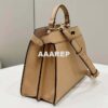 Replica Fendi 8BN323 Peekaboo ISEEU EAST-WEST Yellow Leather 70193S bag