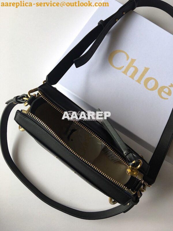 Replica Chloe Roy Bag Black in Suede & Smooth Calfskin 6