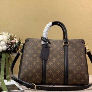 Replica Louis Vuitton Soufflot MM Bag Monogram Canvas M44817 BLV372 2