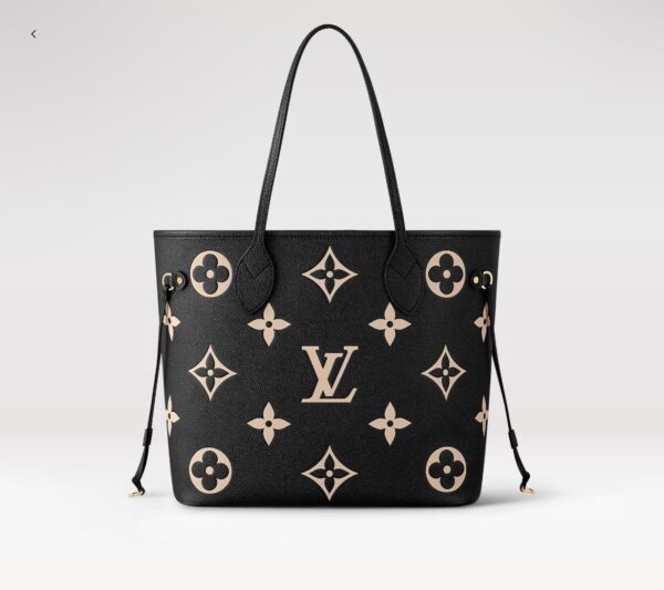 Replica Louis Vuitton LV Neverfull MM Black Bag M58907 3