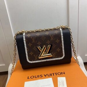 Replica Louis Vuitton Twist MM Bag Monogram Calfskin M44837 BLV367 2