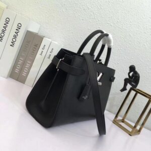 Replica Louis Vuitton Black Twist Tote Epi Leather M54810 BLV222 2