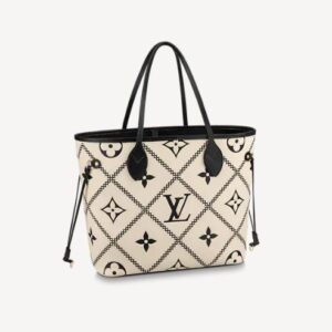 Replica Louis Vuitton NEVERFULL MM Bag LV CREME M46039 BLV1137