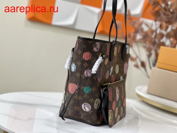 Replica Louis Vuitton NEVERFULL MM Bag LV LVxFornasetti M45923 BLV1138 7