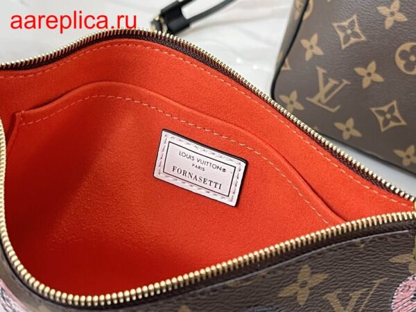 Replica Louis Vuitton NEVERFULL MM Bag LV LVxFornasetti M45923 BLV1138 10