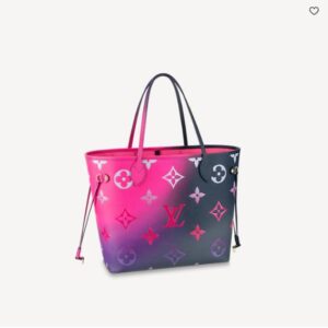 Replica Louis Vuitton NEVERFULL MM Bag LV MIDNIGHT FUCHSIA M20511 BLV1132